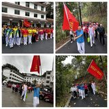 將樂(lè)縣老體協(xié)組織健步行活動(dòng)