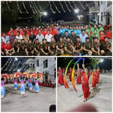 大田縣太華鎮(zhèn)羅豐村老體協(xié)與建設(shè)鎮(zhèn)老體協(xié)舉辦廣場(chǎng)舞聯(lián)歡活動(dòng)