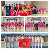 建宁县老体协柔力球运动员参加中韩文化艺术节活动纪实