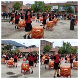大田广平万筹村千人提灯观鼓   共庆祥和佳节 