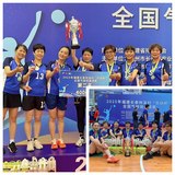 三元区老体协女子气排球队参加全国气排球邀请赛勇夺亚军