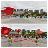 市直機(jī)關(guān)老體協(xié)舉行柔力球雙拍雙球展示活動(dòng)