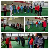 三明市林业局老体协举办退休老同志门球培训活动