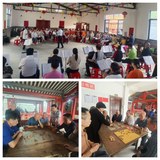 尤溪县老体协棋牌专业委员会与馨怡合唱团欢聚福寿宫