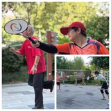 市直机关老体协开展柔力球交流活动