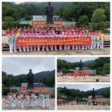 尤溪縣慶?！拔逡弧眹?guó)際勞動(dòng)節(jié)柔力球?qū)?chǎng)展演活動(dòng)