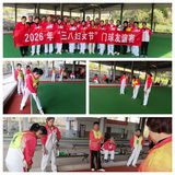 宁化县老体协欢庆三八妇女节快乐门球展风采