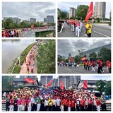 寧化縣老體協(xié)、老年大學(xué)開(kāi)展百人健步走活動(dòng)